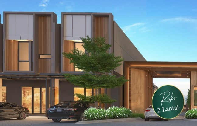 ruko 2 lantai tampak depan